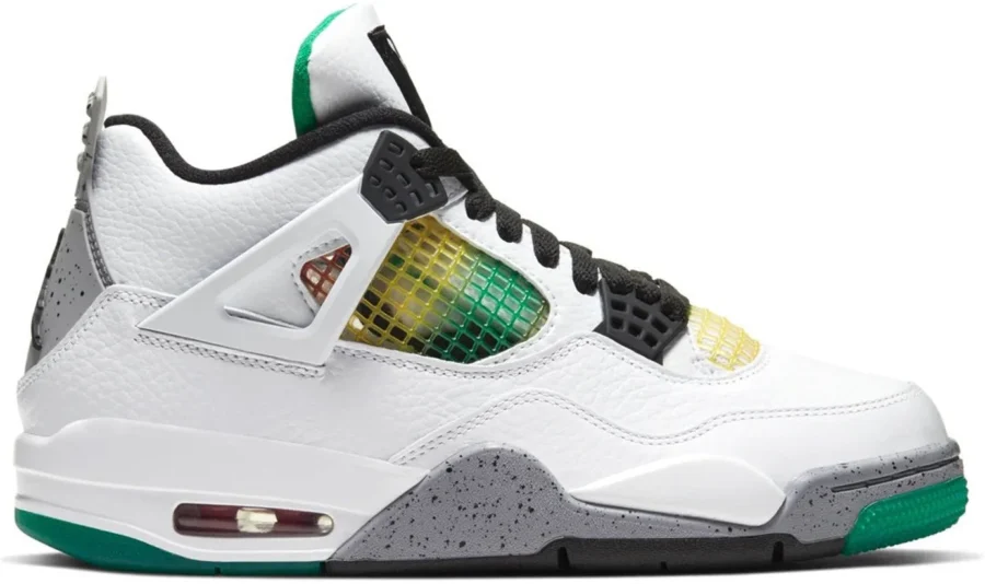 Air Jordan 4 Lucid Green Rasta