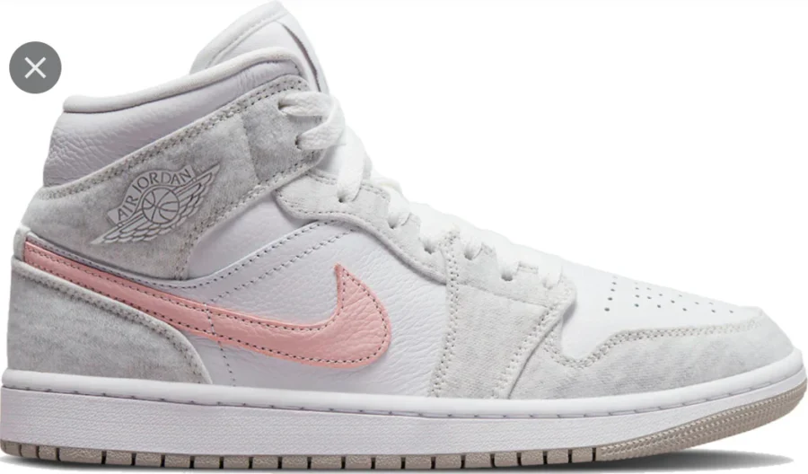 Air Jordan 1 Mid SE 'White Light Iron Ore'