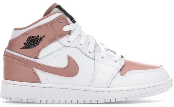 Jordan 1 Mid Gold Rose