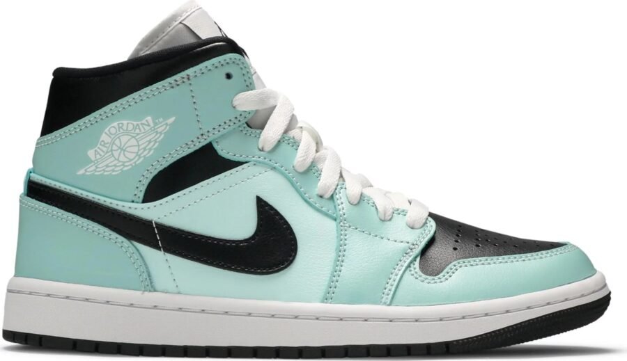 Air Jordan 1 Mid 'Aqua Black'