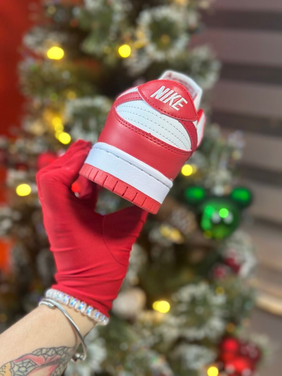 Dunk Low ‘White and University Red’ - Image 2