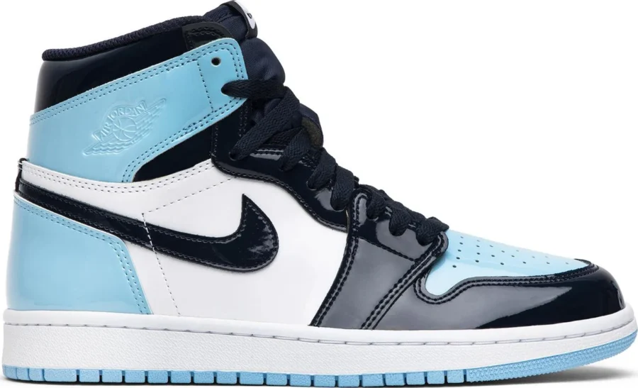 Air Jordan 1 Retro High OG 'Blue Chill' UNC Patent