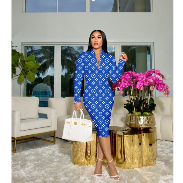 VESTIDO LV AZUL