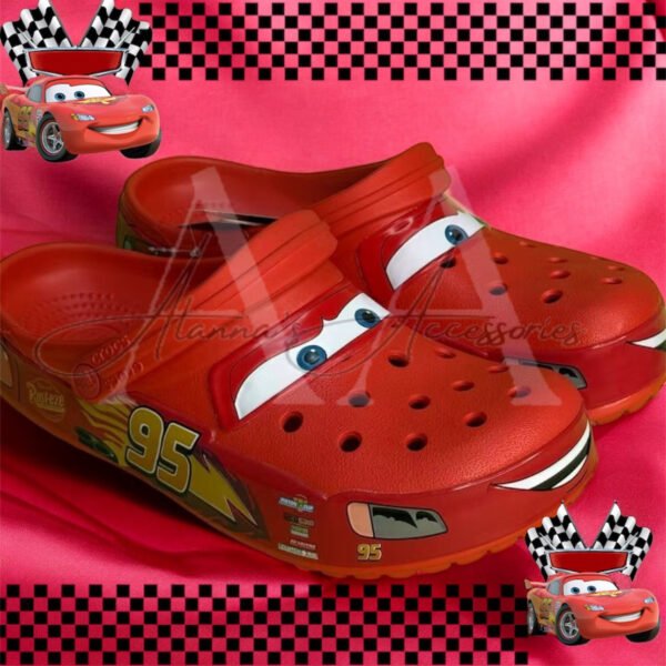 Crocs cars Rojo❤️🤍🖤