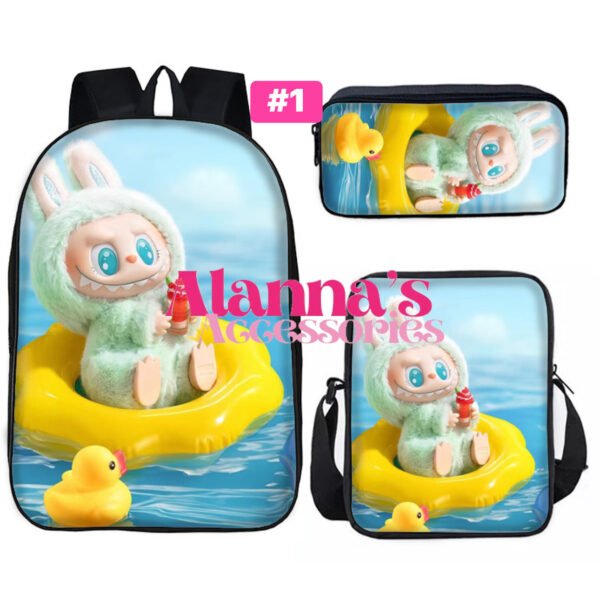 Trío escolar 🛍️📓✏️