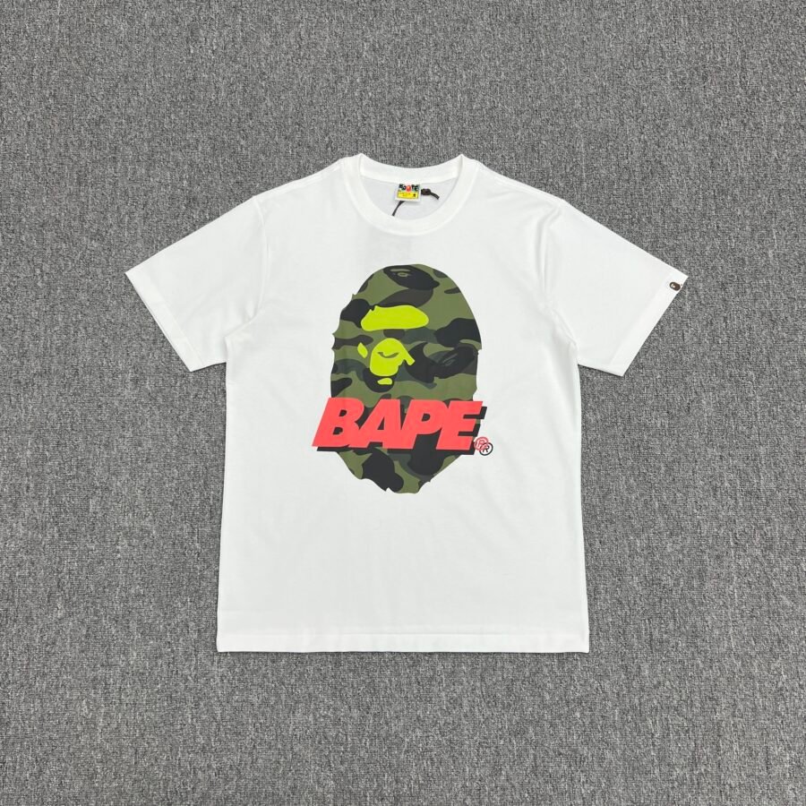 BAPE, camisa🤍💚🖤