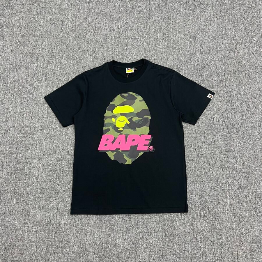 BAPE camisa💚🩷🖤