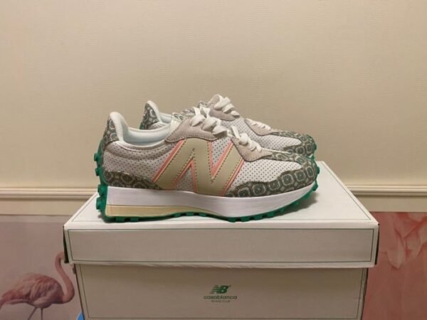 NB 327🩷👟🤍💚